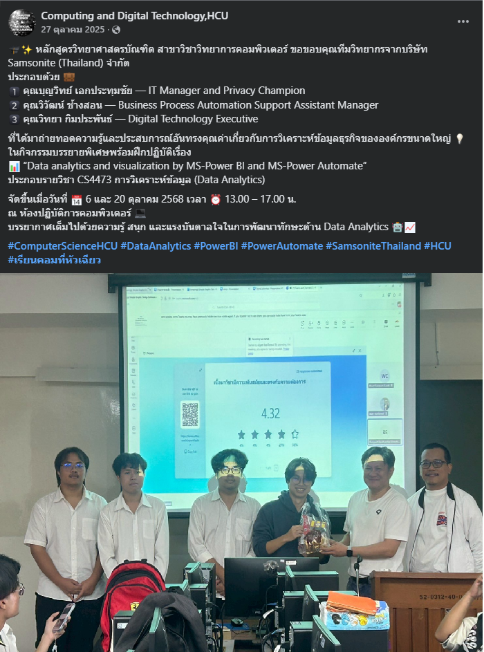 Workshop: Data Analytics and Visualization